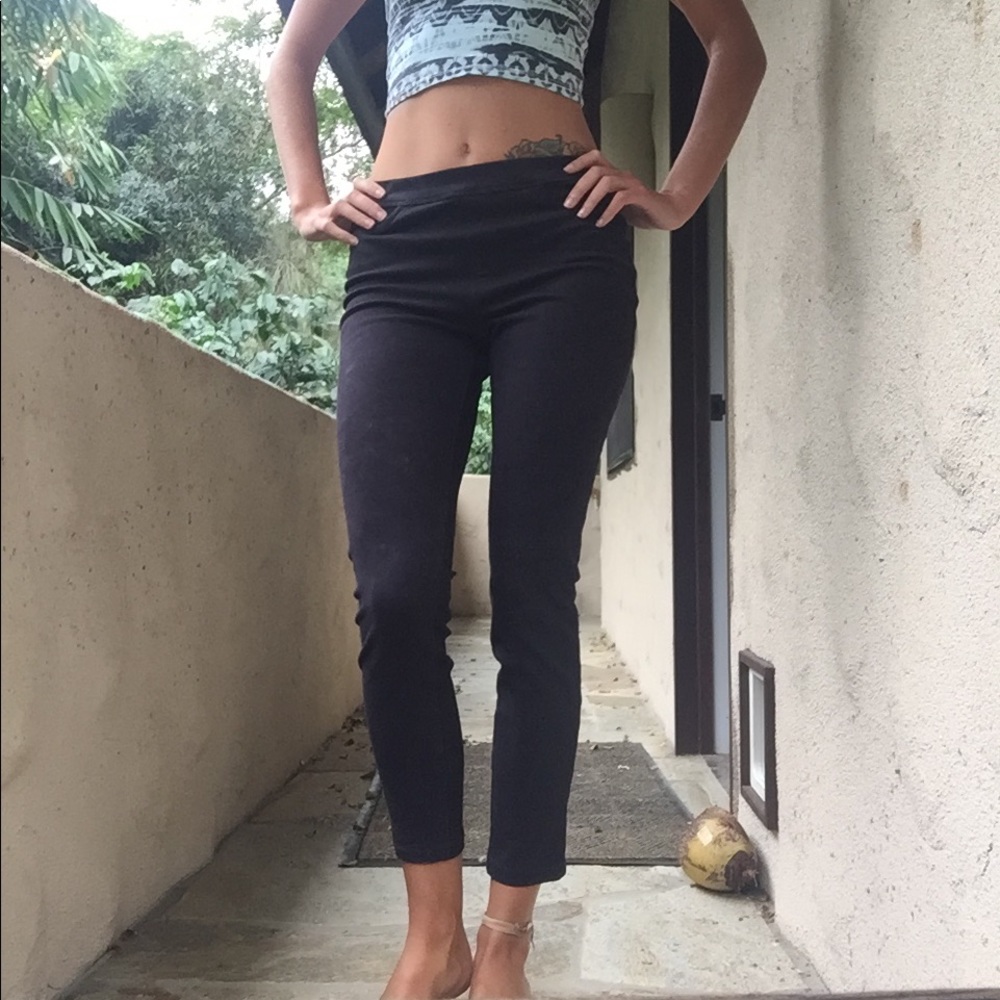 Suede Pants
